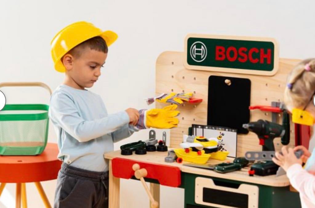Bosch Werkbank voor Kinderen - Speelgoed Werkbank, Klantenservice@roebke.nl, Knutselen, Nieuw, Ophalen of Verzenden