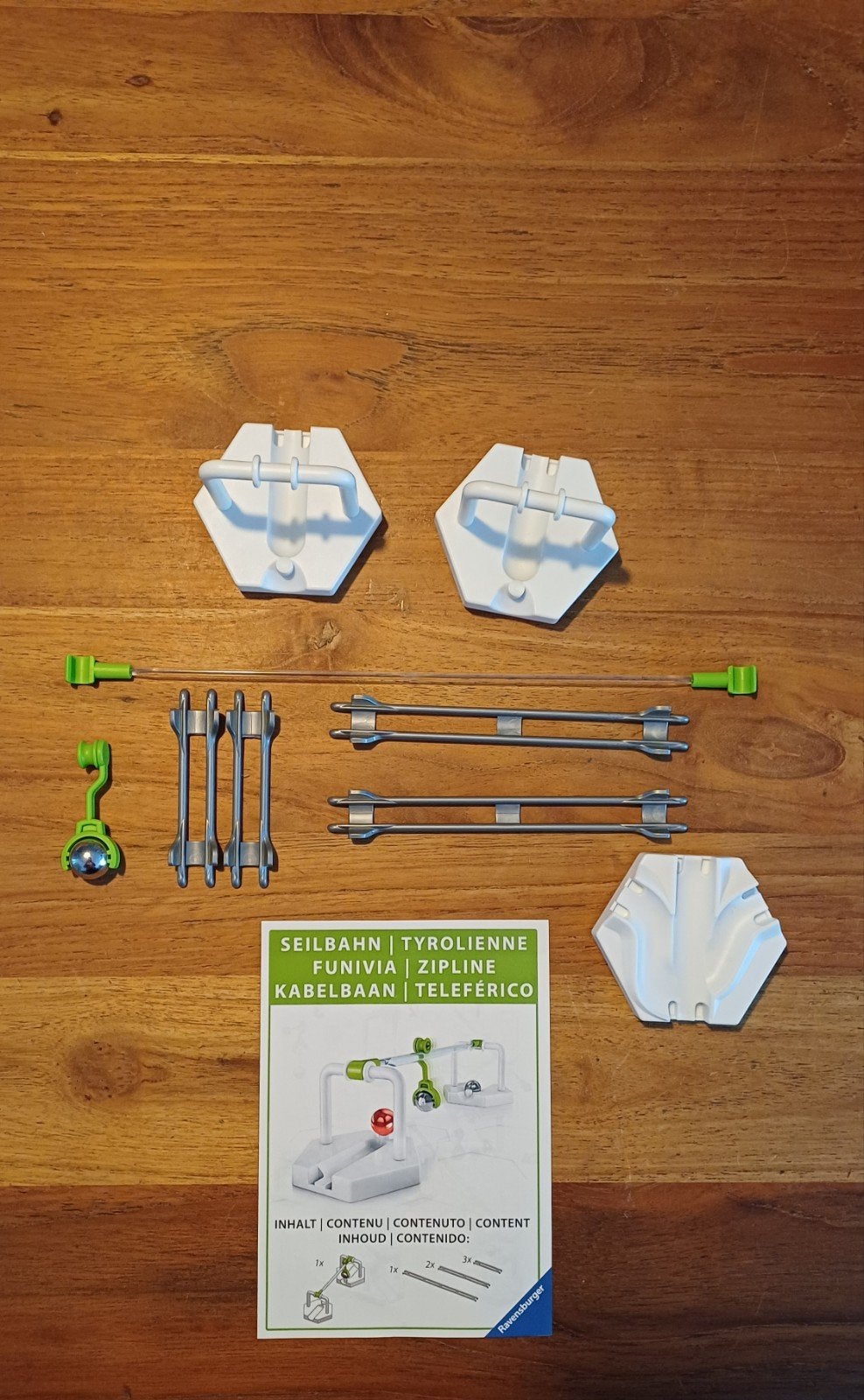Ravensburger GraviTrax Zipline/Kabelbaan uitbreiding, Ophalen of Verzenden, Zo goed als nieuw, Bouwen