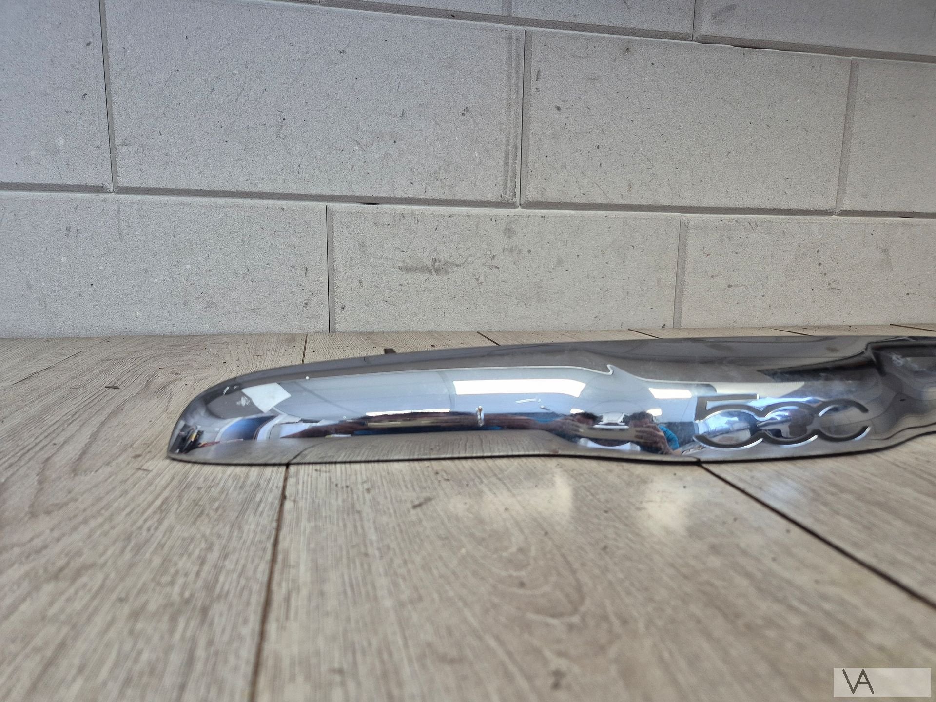 Achterklep handgreep met schakelaar van Fiat 500 chroom €60, Auto-onderdelen, Gebruikt, -, -, Ophalen of Verzenden