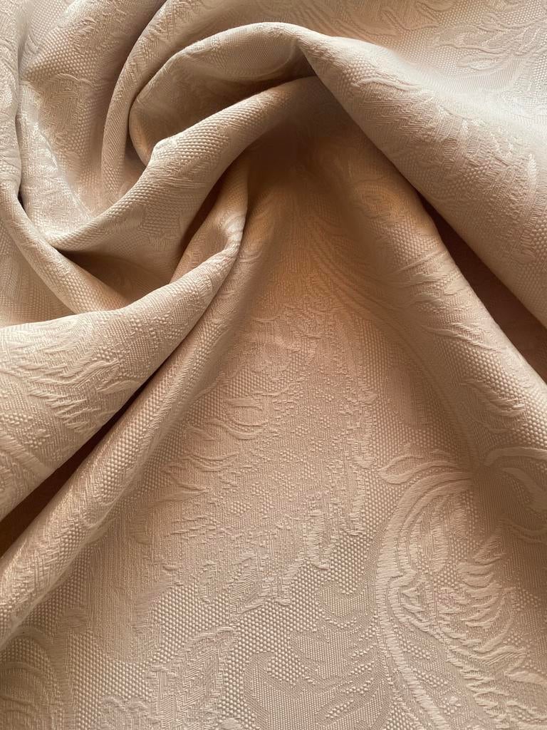 Gordijnstof jacquard ecru, Ophalen of Verzenden, Nieuw, Polyester