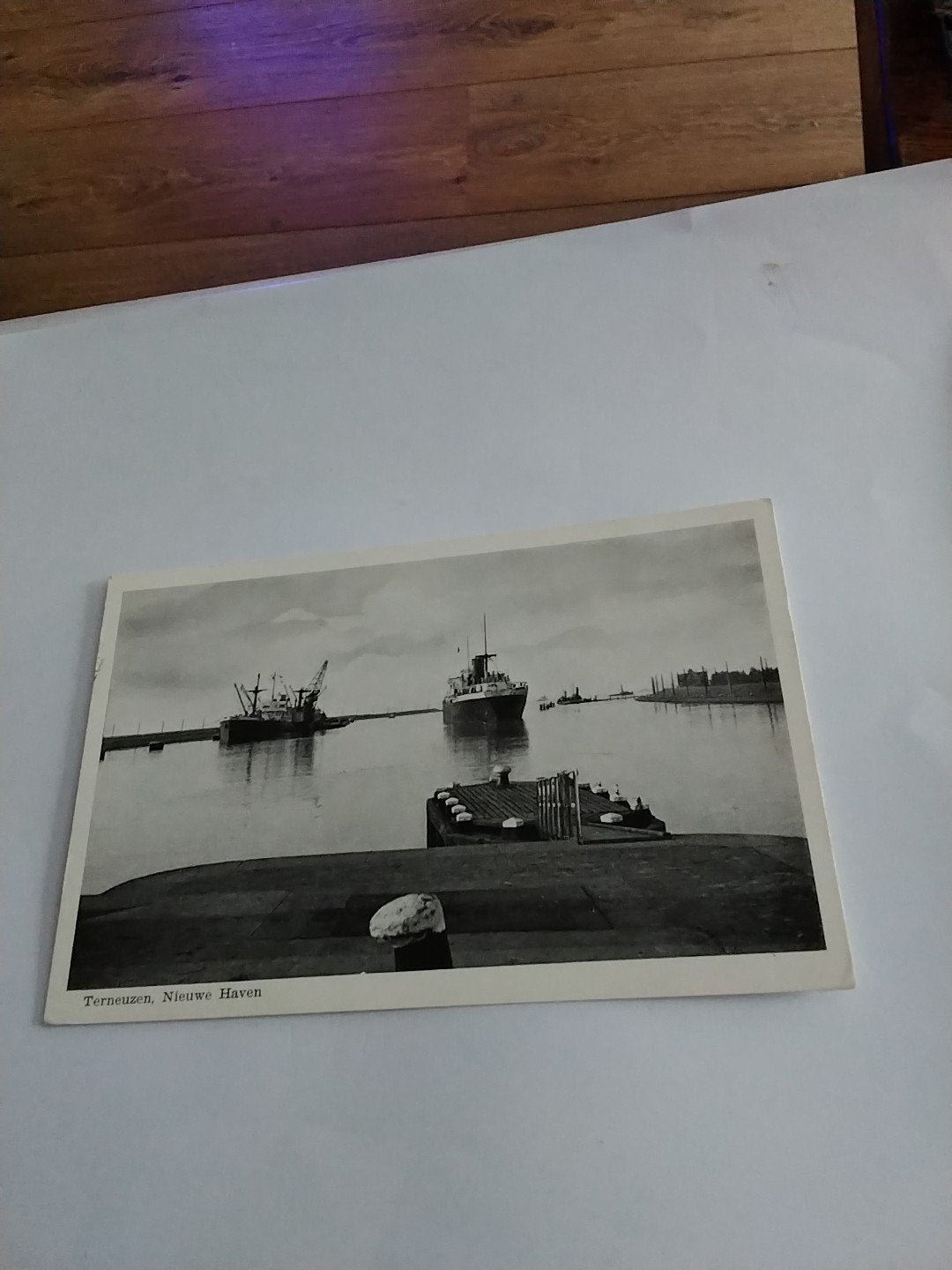 Ansichtkaart Terneuzen, Nieuwe Haven - Schepen, Ophalen of Verzenden