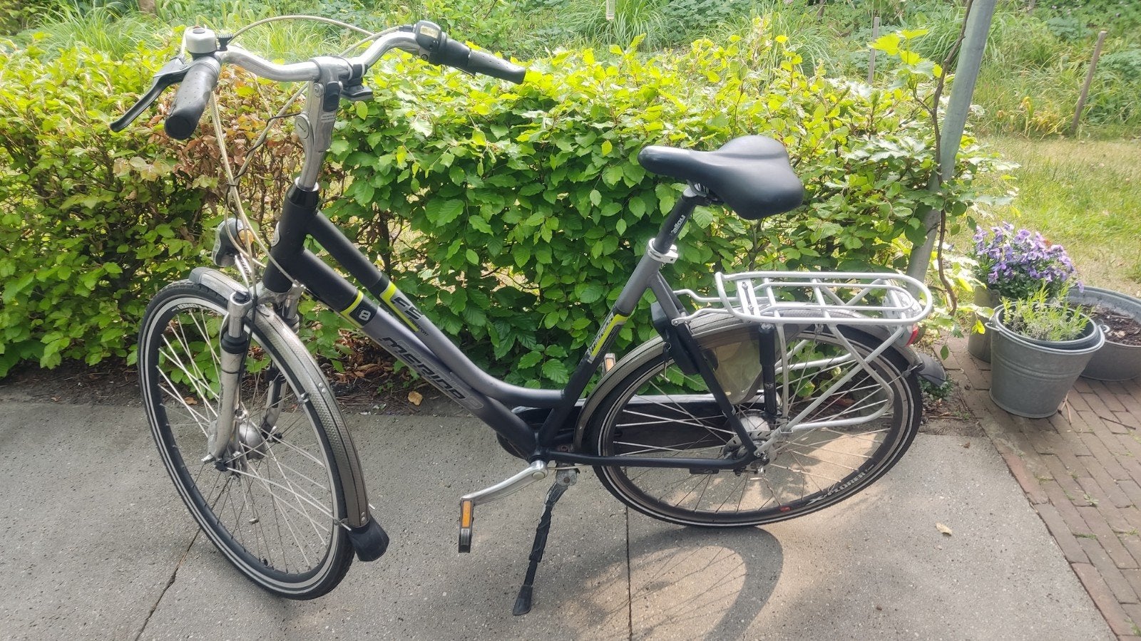 Damesfiets Merida Freesport 8 versnellingen, 28 inch, frame, Gebruikt, 56 cm of meer, Trommelrem, Ophalen