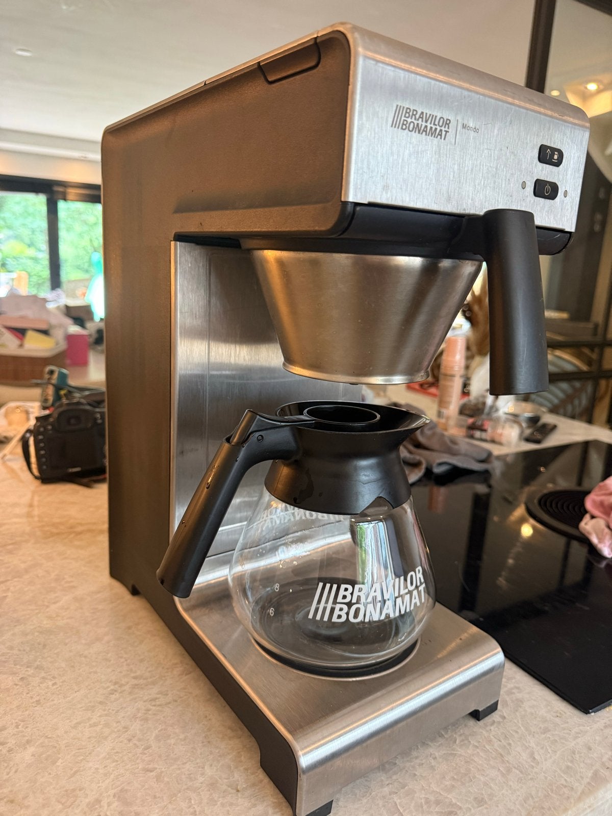 Bravilor Bonamat Mondo Koffiezetapparaat, Gebruikt, 10 kopjes of meer, Koffiemachine, Gemalen koffie