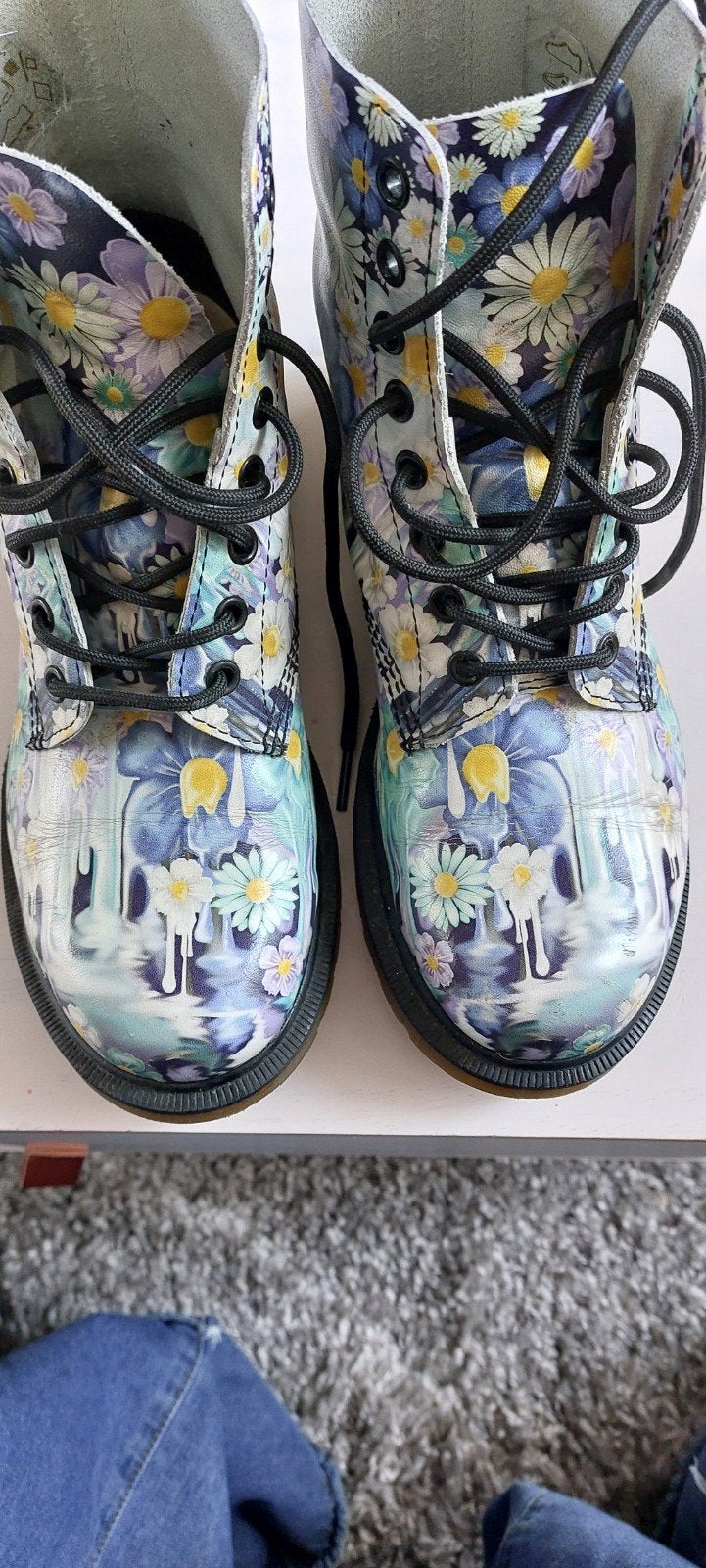 Dr. Martens Pascal bloemenprint laarzen - Maat 39, Overige kleuren, Lage of Enkellaarzen, Ophalen of Verzenden, Dr. Martens