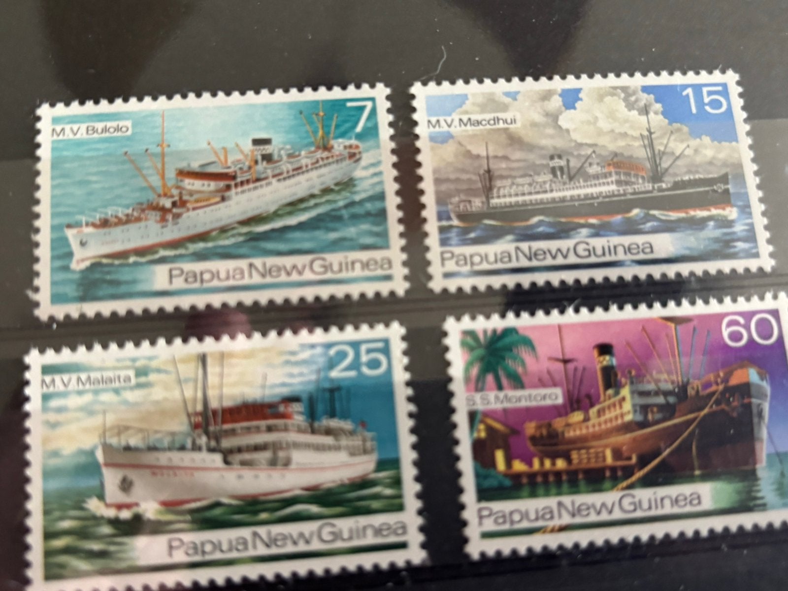 Schepen, Papoea nieuw Guinea 1976, Postzegels en Munten, Ophalen of Verzenden, Postfris