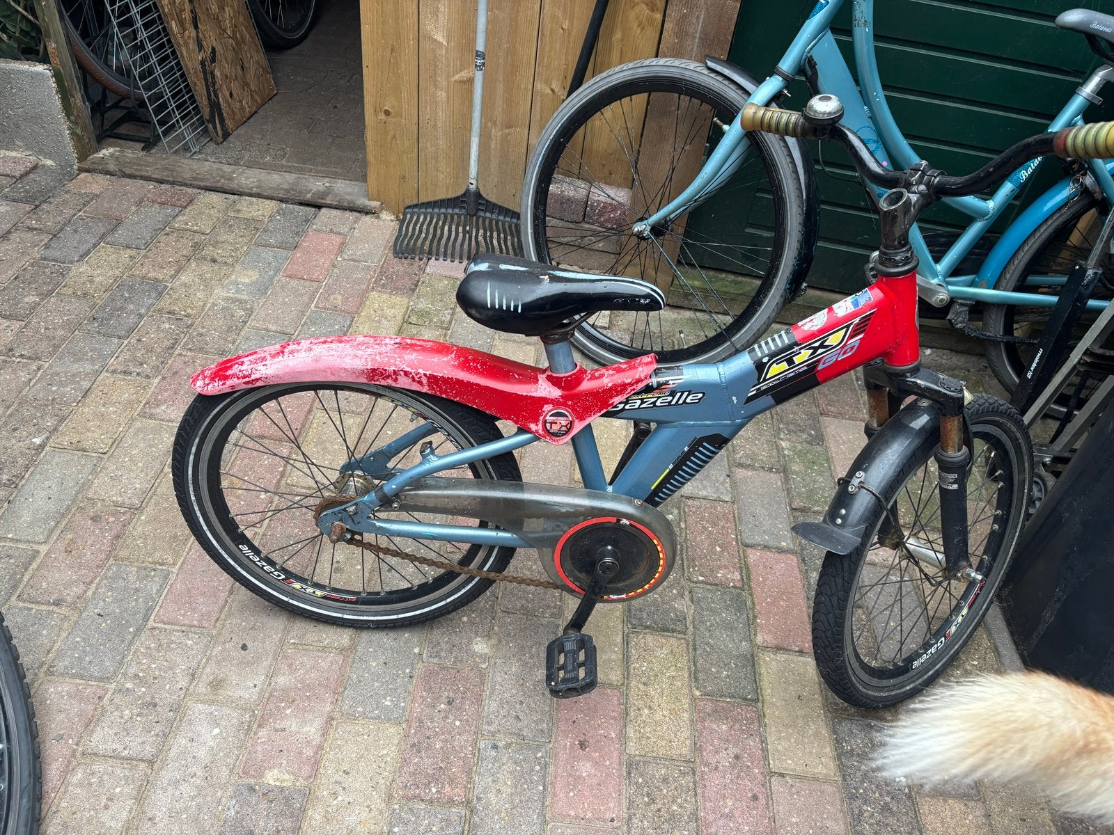 Jongensfiets 20 inch - Gazelle, Ophalen, Gebruikt, Velgrem, Minder dan 49 cm