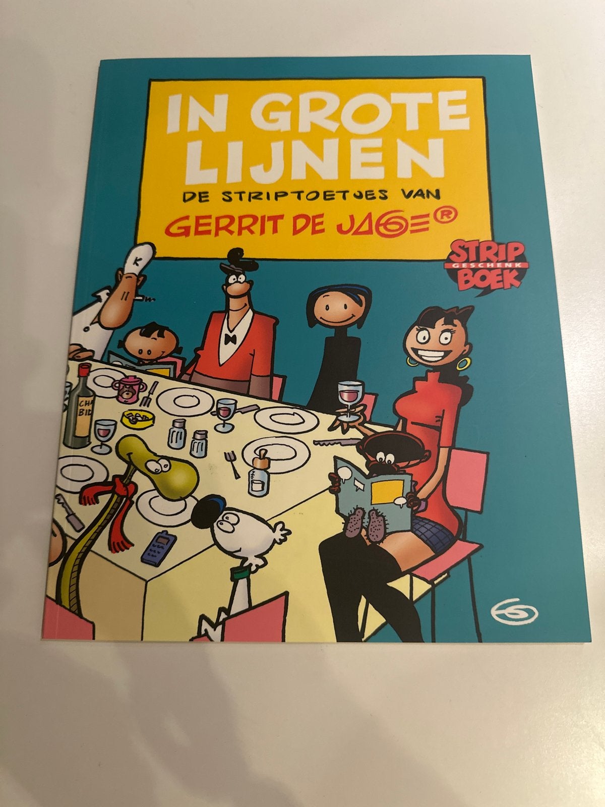 In Grote Lijnen - De Striptoetjes van Gerrit de Jager, Boeken, Stripboeken, Zo goed als nieuw, Eén stripboek, Ophalen of Verzenden
