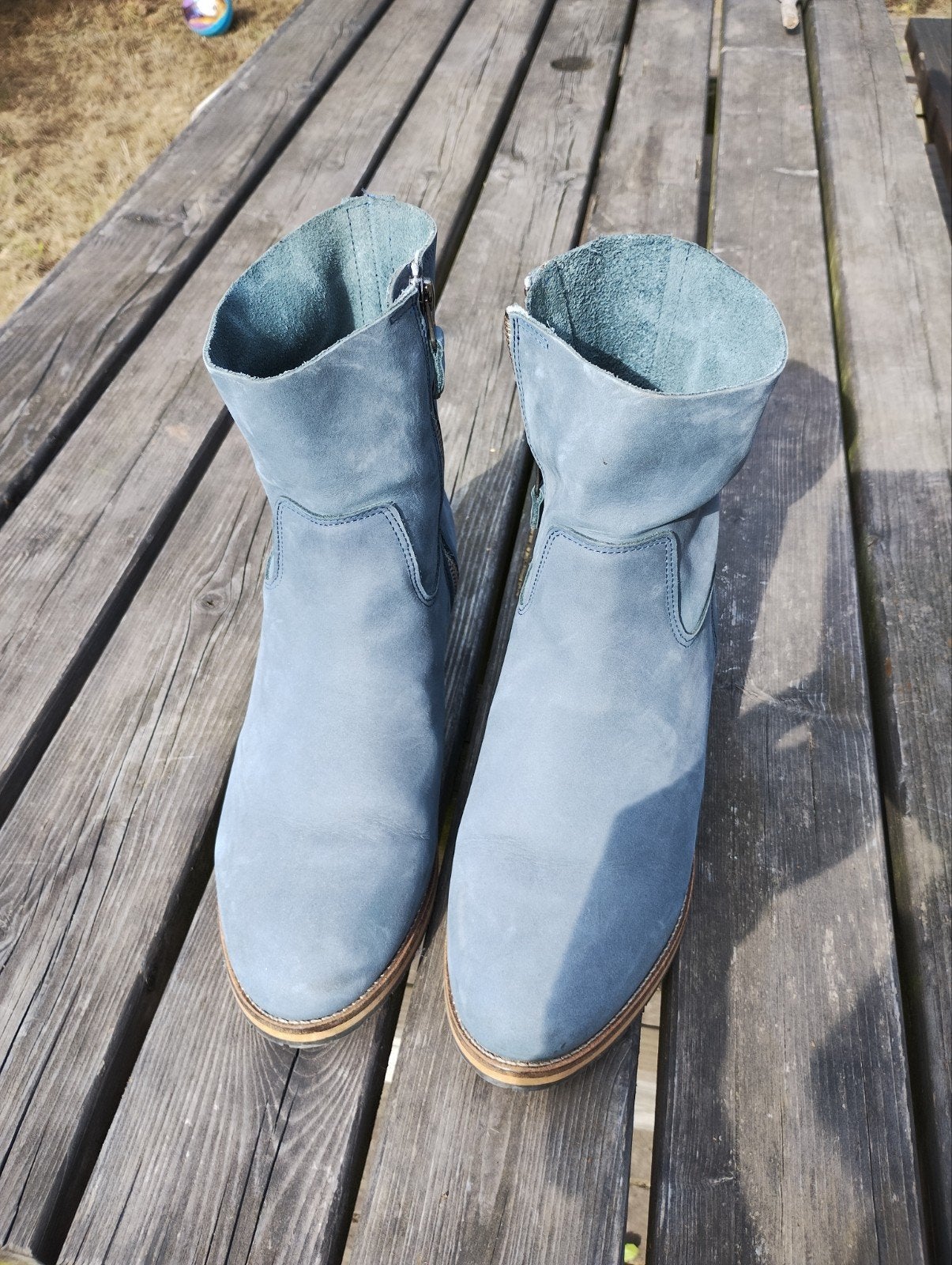 Travelin Paulx Nubuck Lady Enkellaarzen - Blauw - Maat 41, Ophalen, Zo goed als nieuw, Blauw