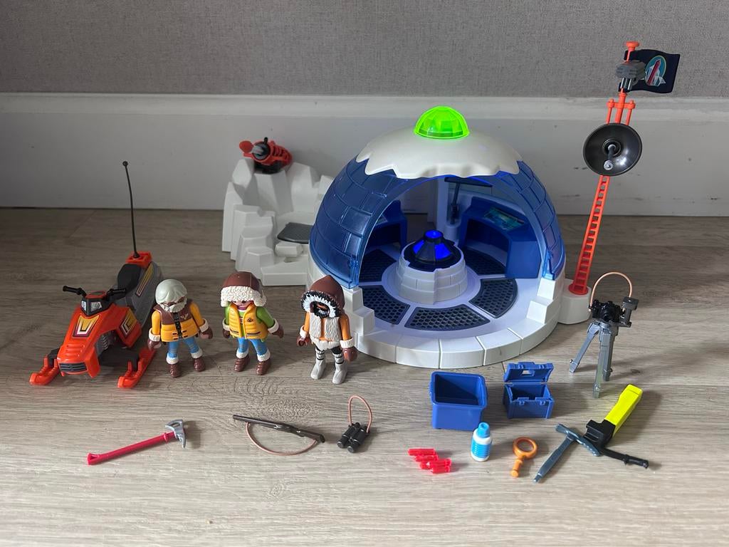 Playmobil 9055 Hoofdkwartier Poolexpeditie, Kinderen en Baby's, Speelgoed | Playmobil, Ophalen of Verzenden, Zo goed als nieuw