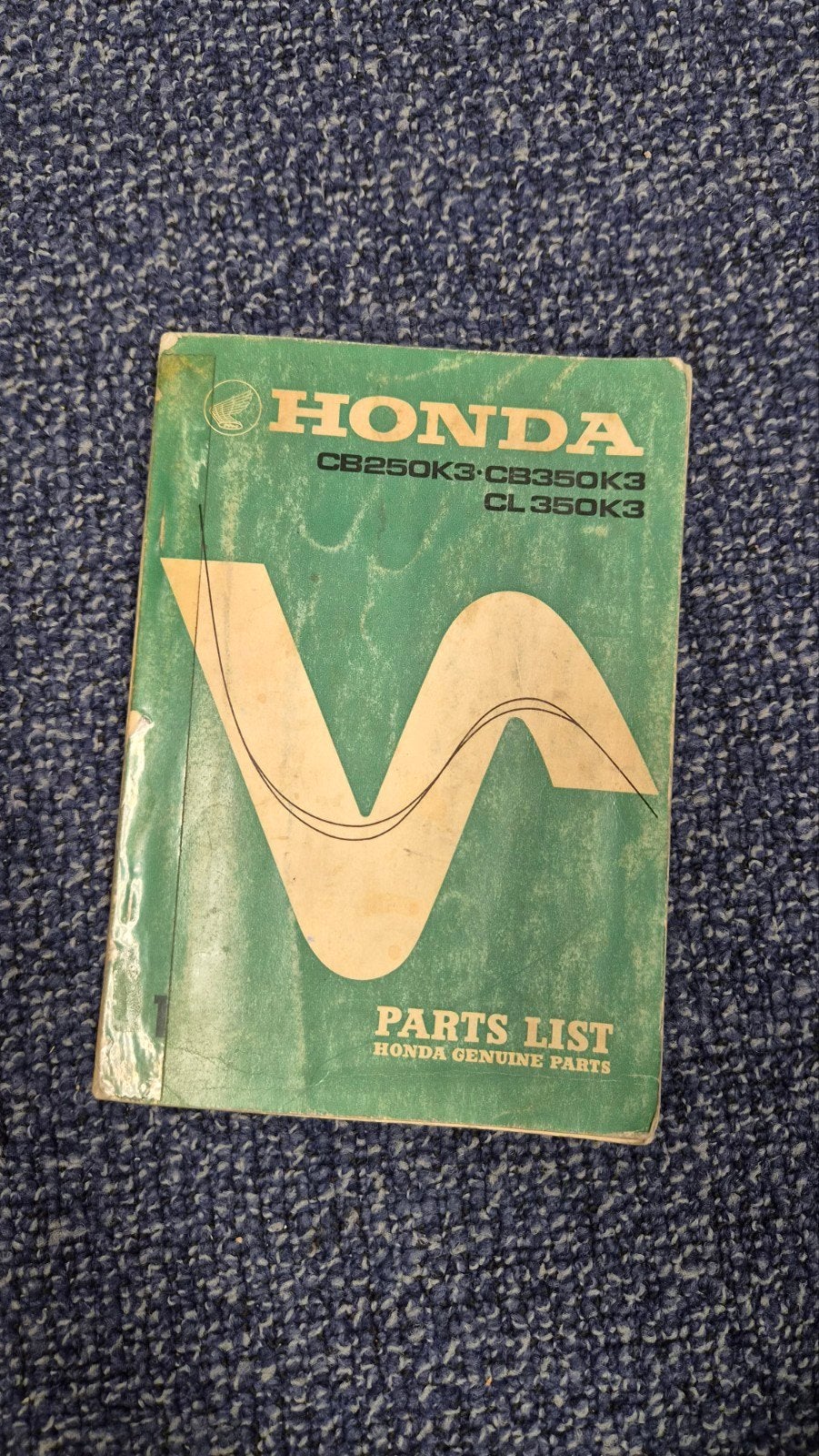 Honda CB250K3 CB350K3 CL350K3 Onderdelenlijst, Ophalen of Verzenden, Honda