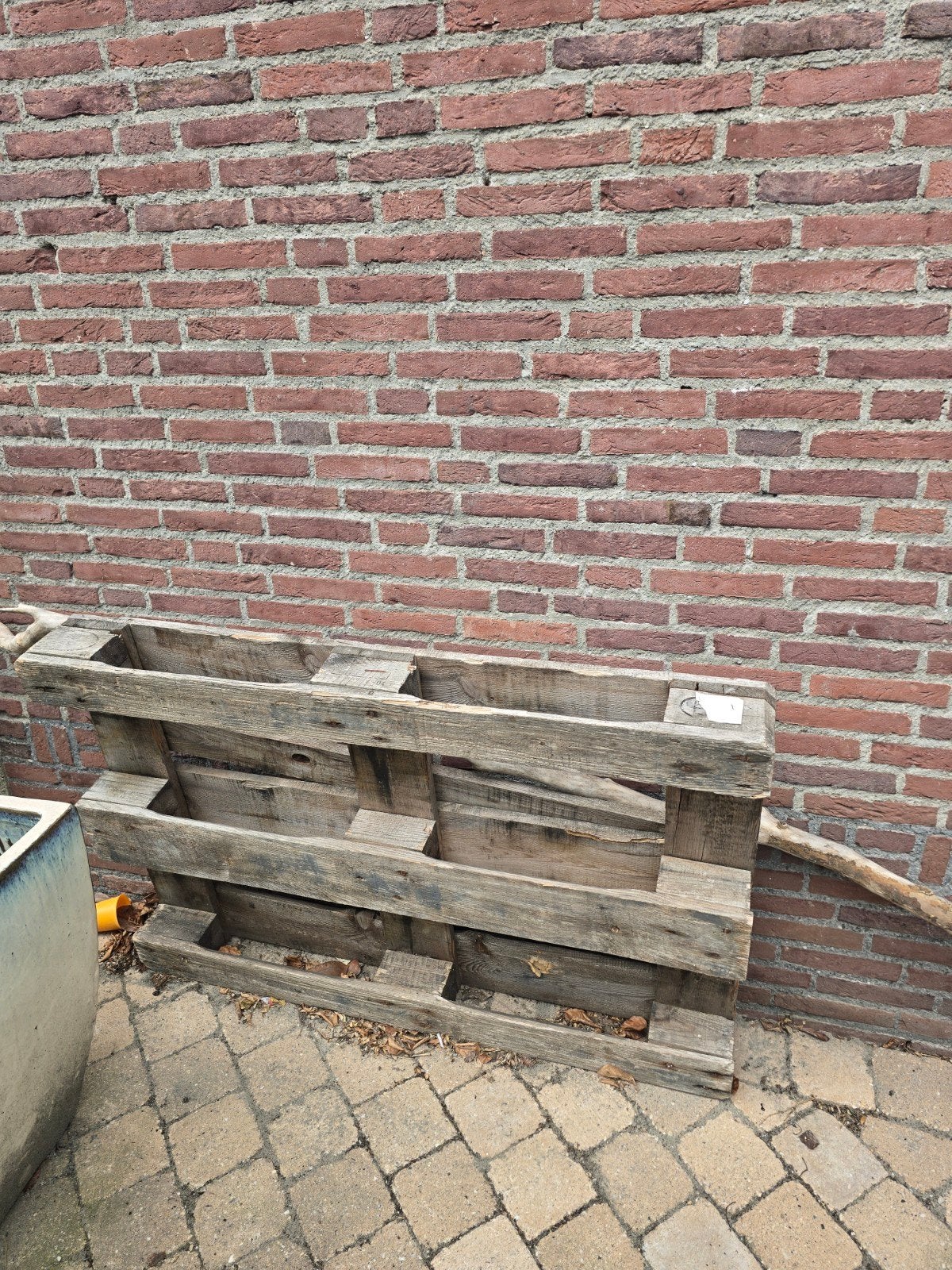 Gratis af te halen: Stevige houten pallet, Doe-het-zelf en Verbouw, Hout en Planken, Ophalen, Gebruikt