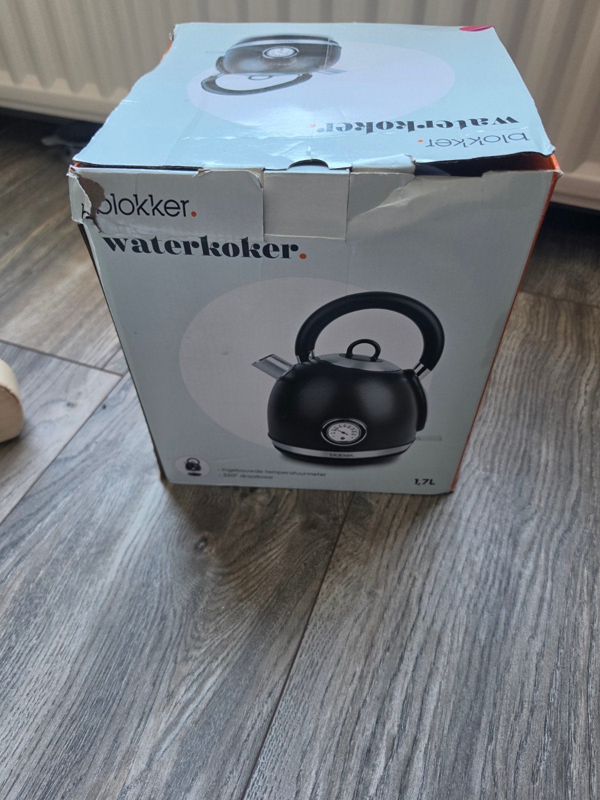 waterkoker  1.7 ltr, 1 tot 2 liter, Ophalen of Verzenden, Nieuw