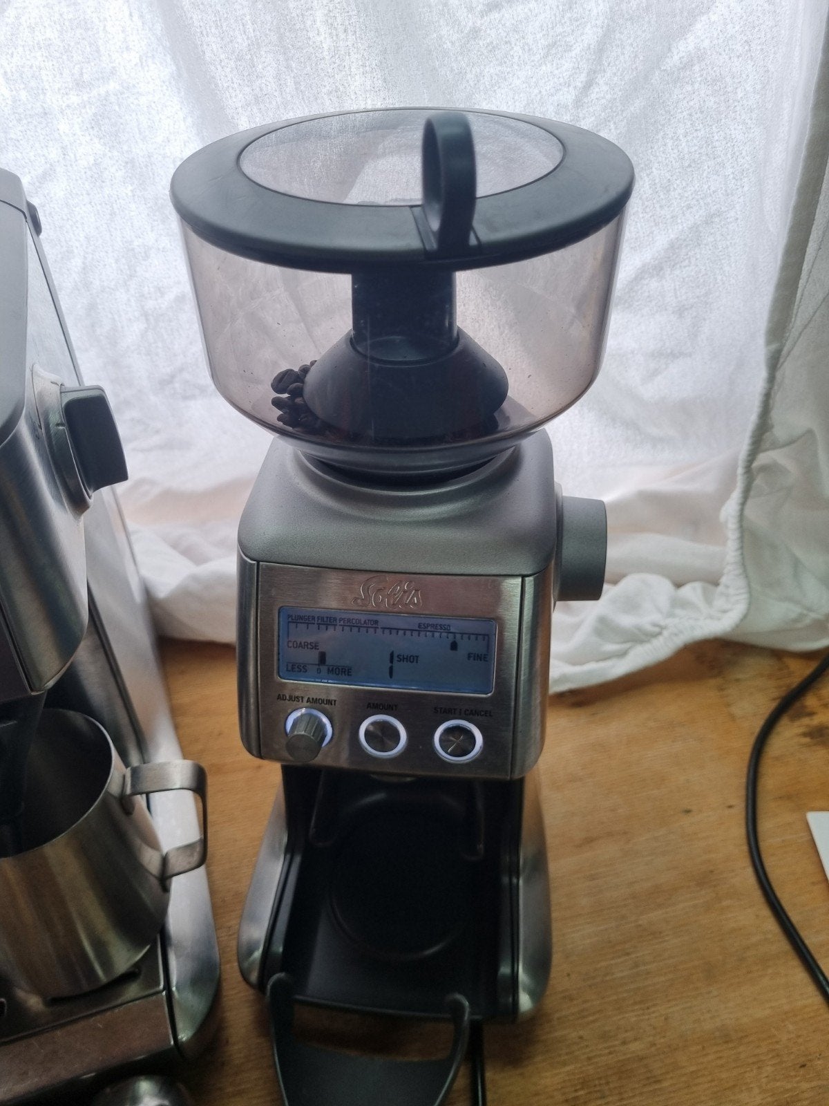 Solis Caffespresso Pro & Bonenmaler. (gereviseerd en getest), Gebruikt, Ophalen of Verzenden, Combi, 2 tot 4 kopjes
