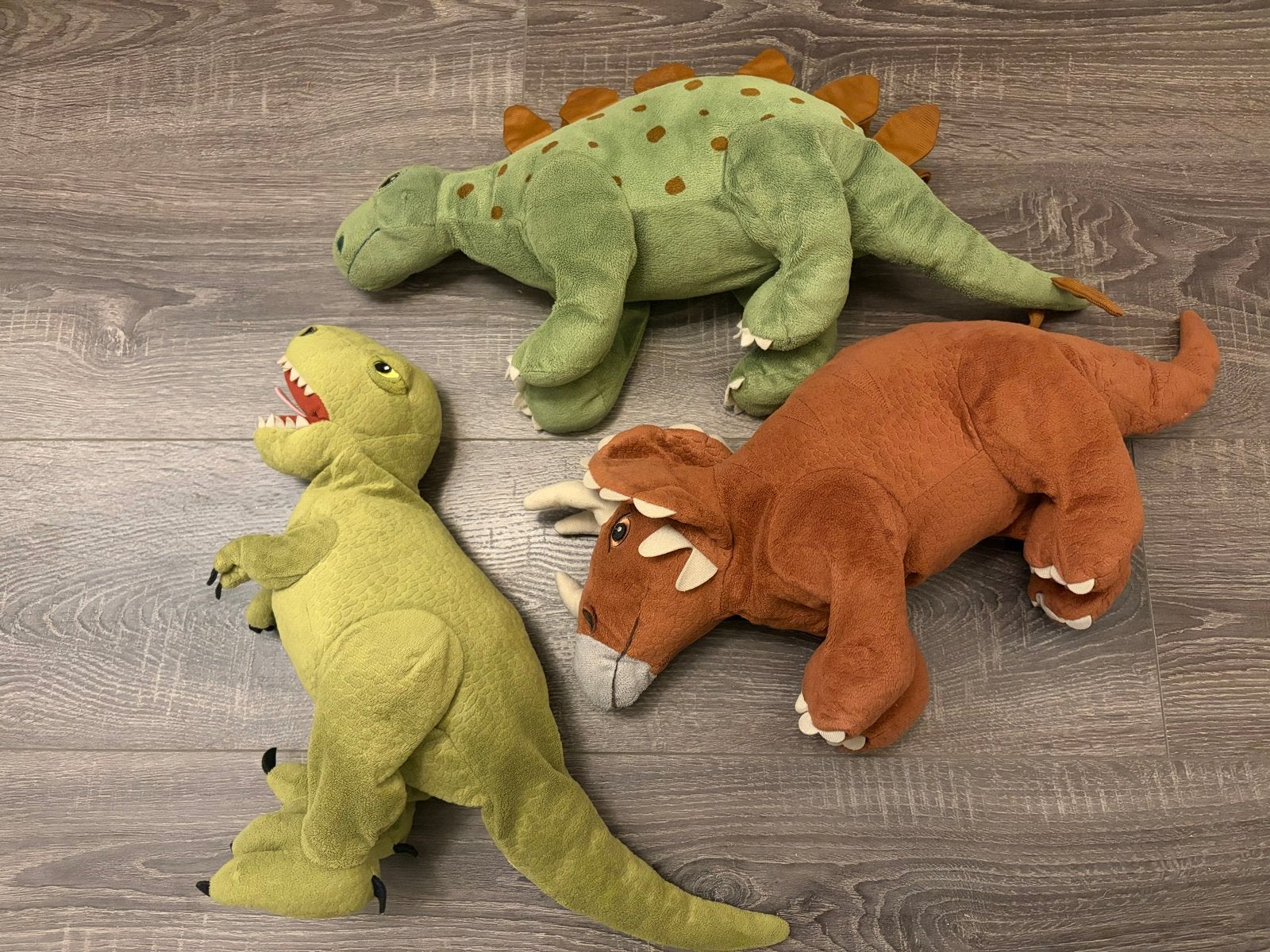 IKEA Dino Knuffel Collectie - 3 Stuks Jättelik, Kinderen en Baby's, Speelgoed | Knuffels en Pluche, Gebruikt, Ophalen of Verzenden