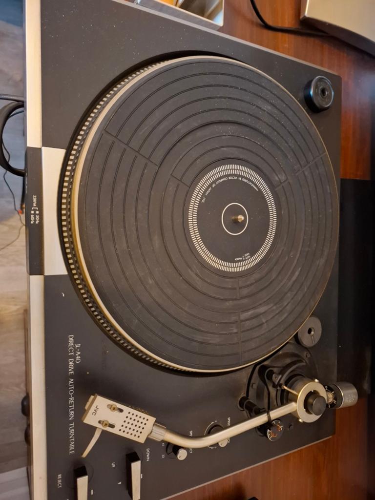 JVC JL-A40 Direct Drive Platenspeler - Stofkap defect, Audio, Tv en Foto, Overige merken, Gebruikt, Automatisch, Ophalen of Verzenden
