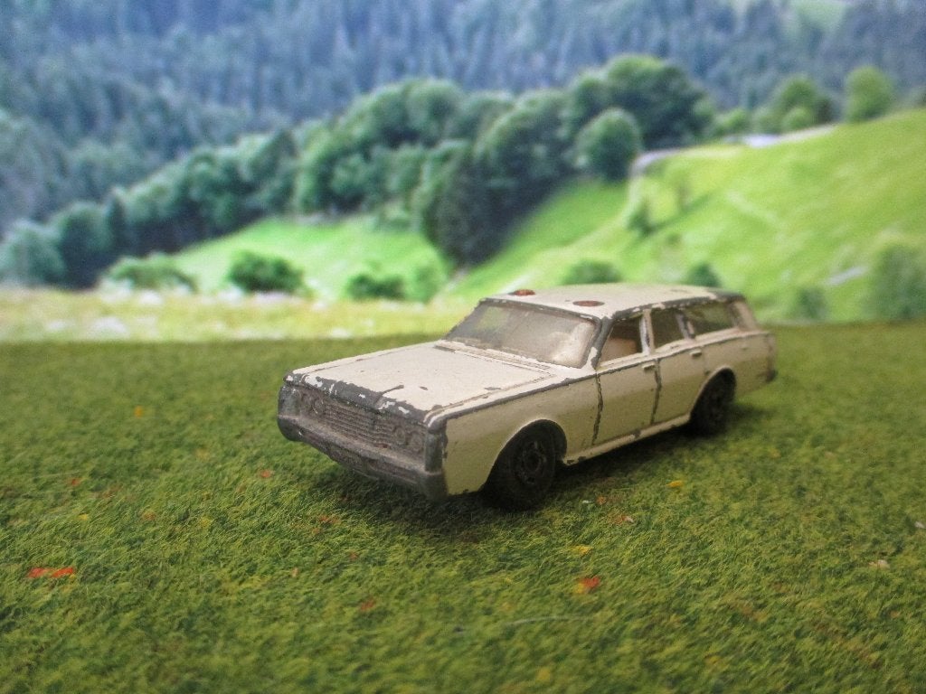 1/72 Mercury Commuter Police - Matchbox Superfast Nr.55 #1, Ophalen of Verzenden, Gebruikt, Auto