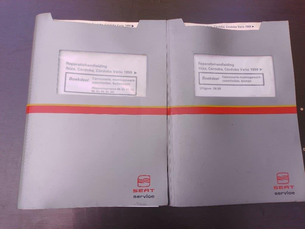 Seat Ibiza Cordoba dealer werkplaatsboeken Carrosserie werk, Ophalen of Verzenden, Gelezen, Overige merken