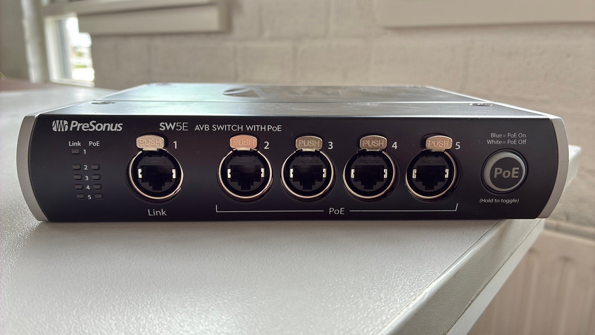 Presonus SW5E AVB SWITCH - nette staat!, Ophalen of Verzenden, Zo goed als nieuw, Audio