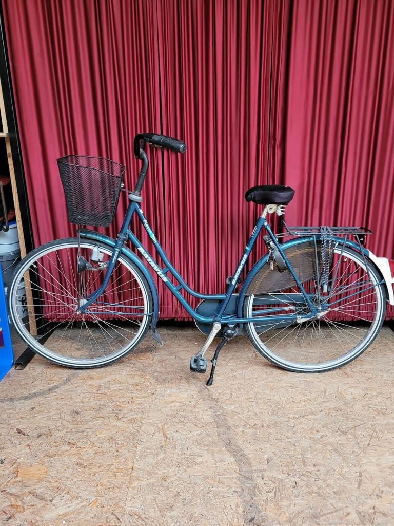 Groene Batavus fiets. Klein model., Gebruikt, Velgrem, Versnellingen, Batavus