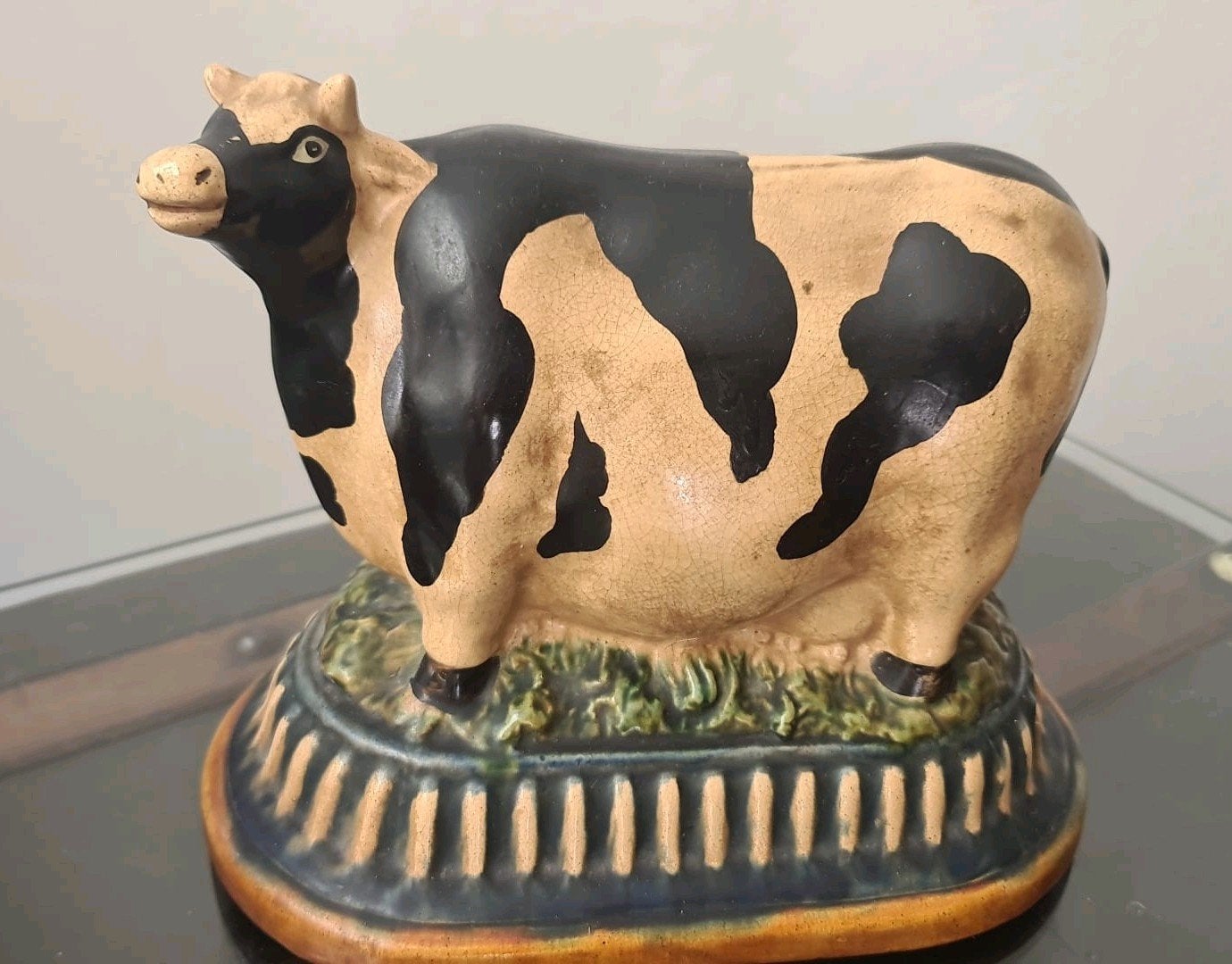 Koeien van keramiek op sokkel (jaren 50-70)., Antiek en Kunst, Ophalen