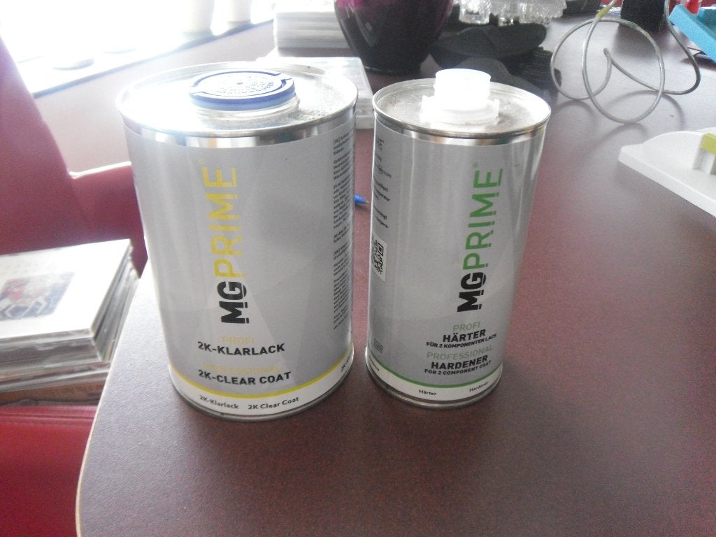 mg prime profi, 1l 2k clear coat en 500 ml hardener for 2 co, Ophalen of Verzenden, Nieuw