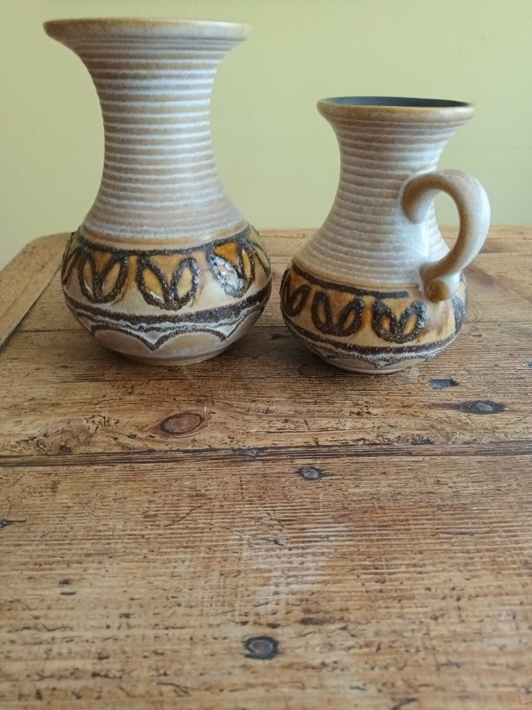 VEB- Haldensleben Duo/ Setje/ Vaas & Karaf, Ophalen of Verzenden
