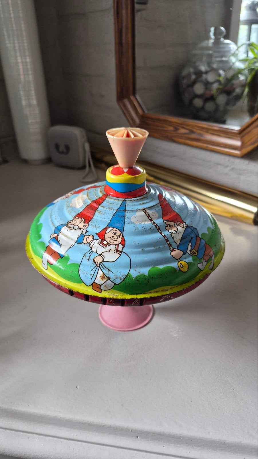 Vintage Bromtol met kabouterafbeeldingen, Ophalen of Verzenden, Gebruikt, Jongen of Meisje
