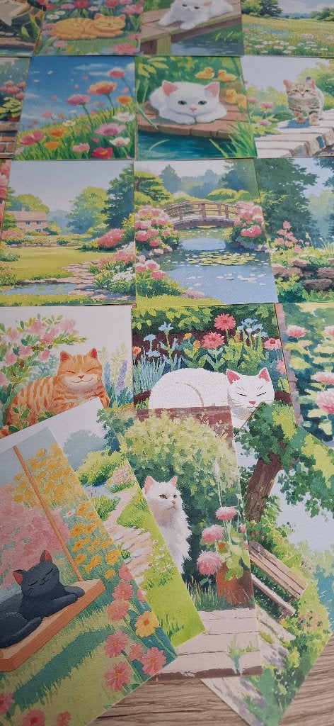 ansichtkaarten: Bloesemkatten, Ophalen of Verzenden, 1980 tot heden, Ongelopen, Overige thema's