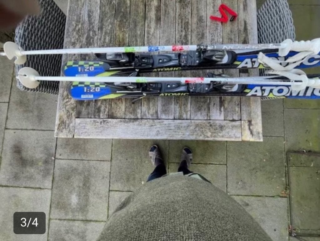 Wintersport, Sport en Fitness, Skiën en Langlaufen, Gebruikt, 100 tot 140 cm, Skiën, Ski's