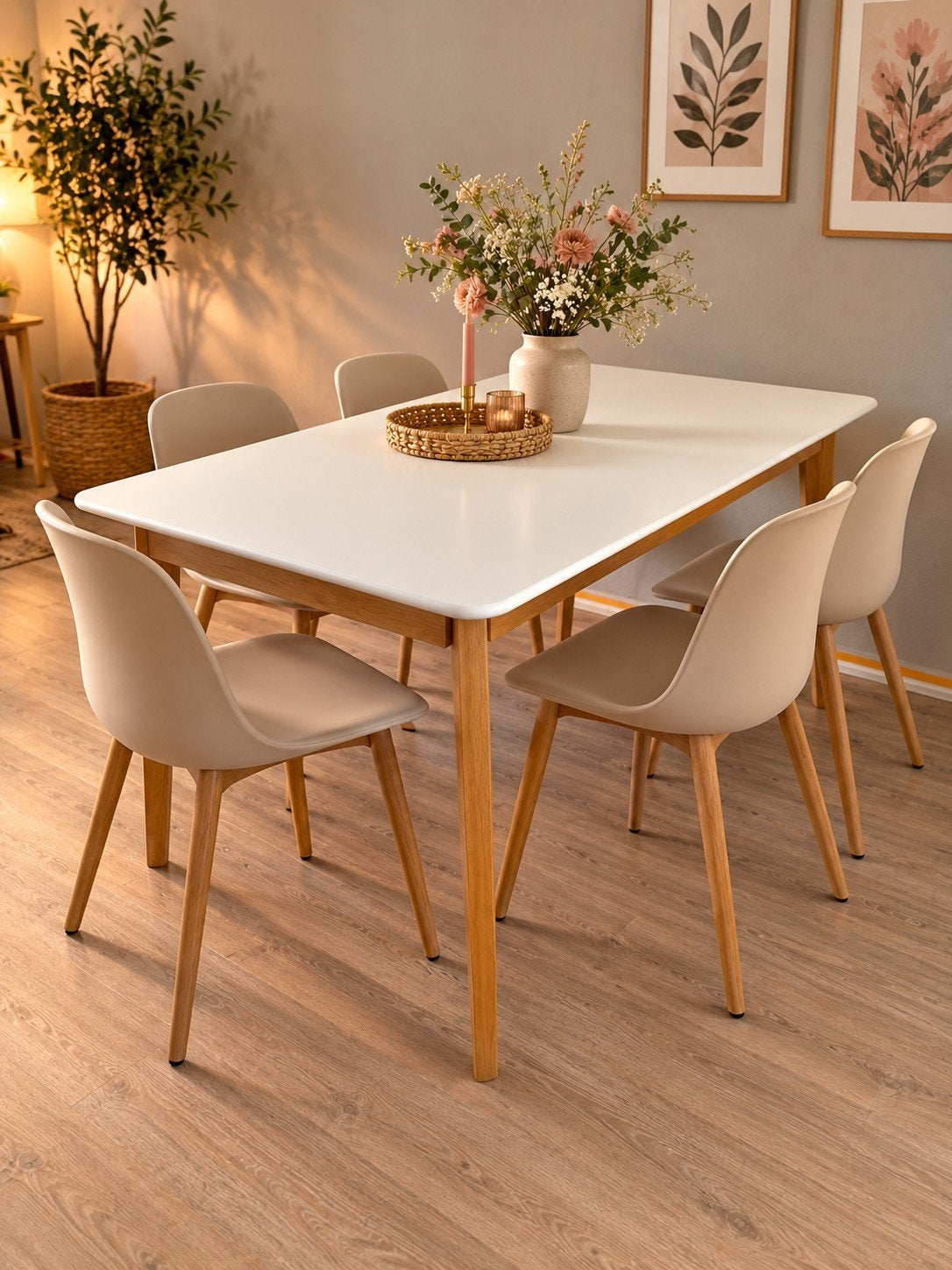JYSK JEGIND eettafel – nieuwstaat 130x80cm, Ophalen, 100 tot 150 cm, 50 tot 100 cm, Zo goed als nieuw