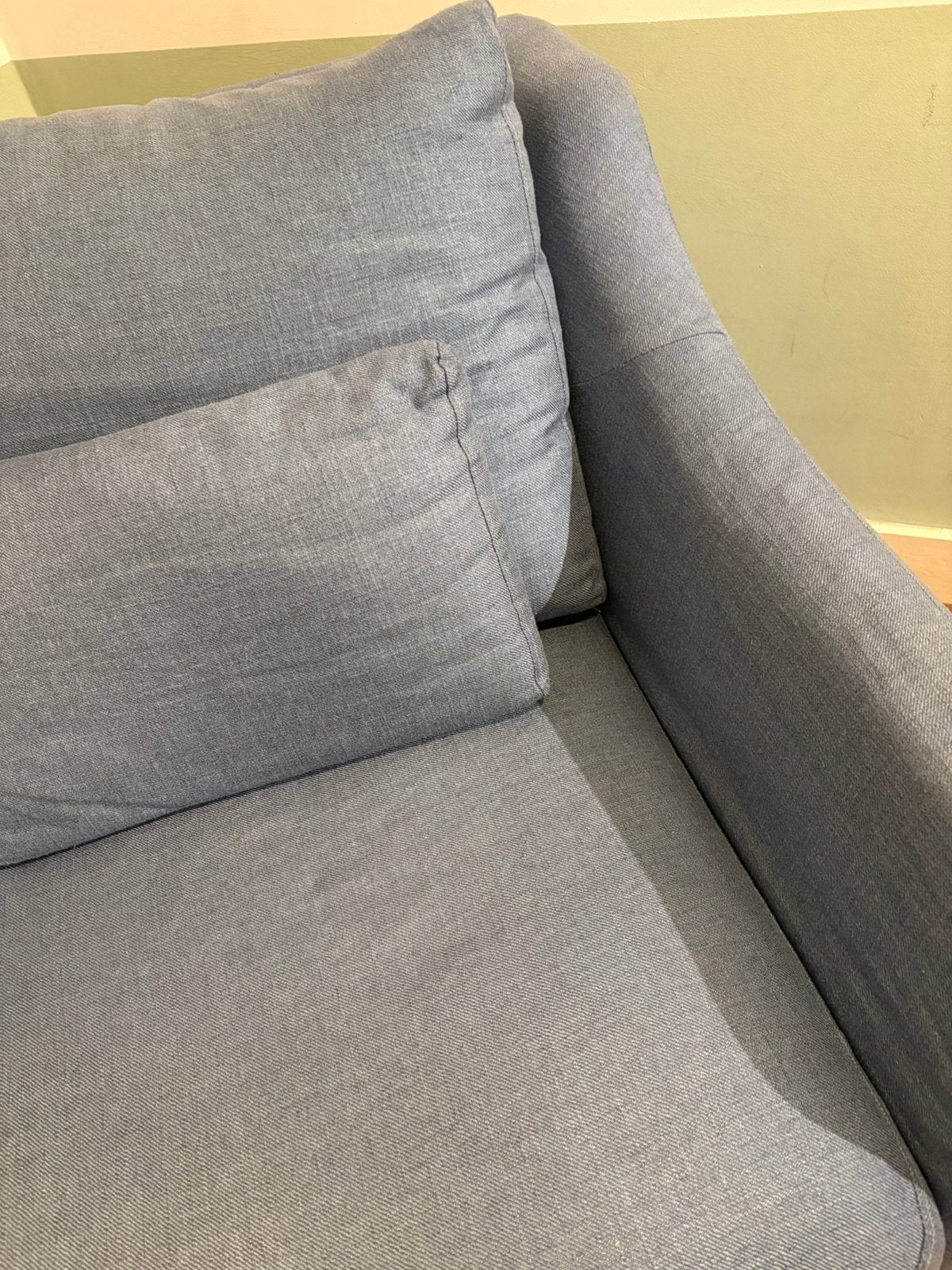 IKEA ektorp fauteuil blauw, Ophalen, 90 cm, Eenpersoons, Blauw