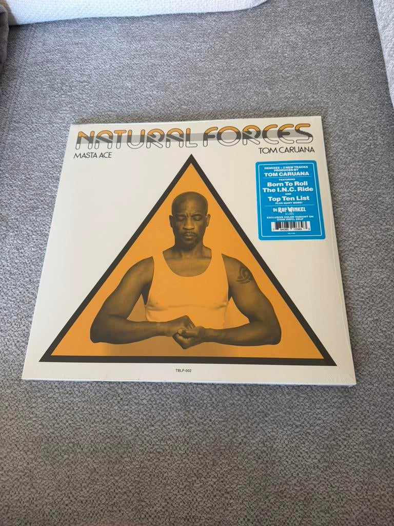 Masta Ace natural forces licht blauw vinyl, Ophalen of Verzenden, Zo goed als nieuw, 12 inch, Limited edition