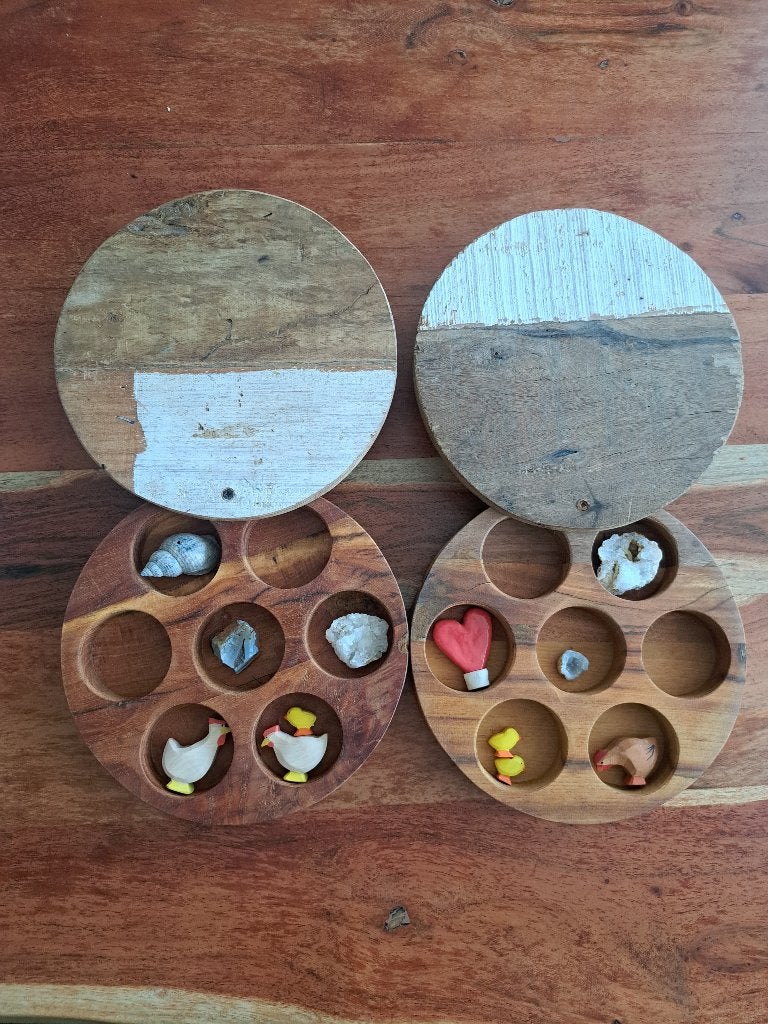Massief houten bak met vakjes, Ophalen of Verzenden, Nieuw