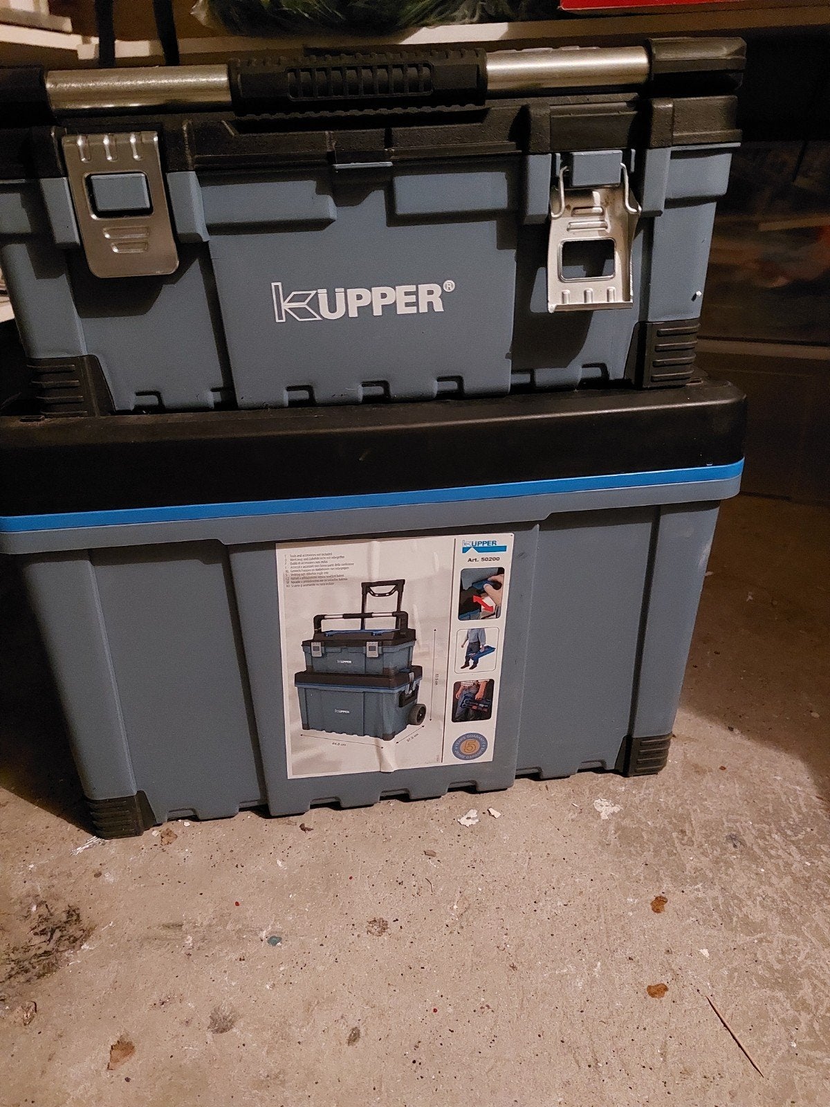 Kupper Gereedschapskist op wielen - Nieuw, Ophalen, Zo goed als nieuw