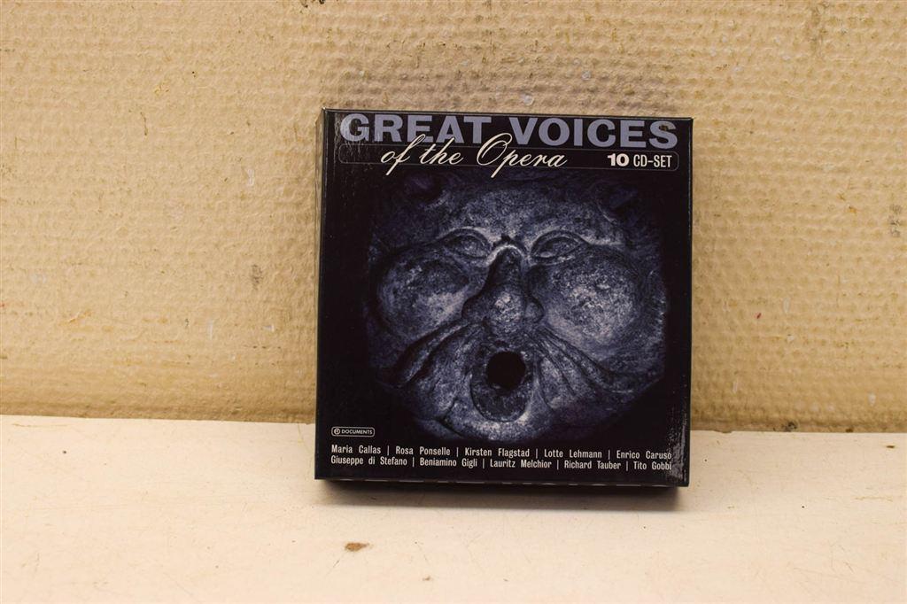 10cd box Great voices of the opera 47817, Ophalen of Verzenden, Gebruikt