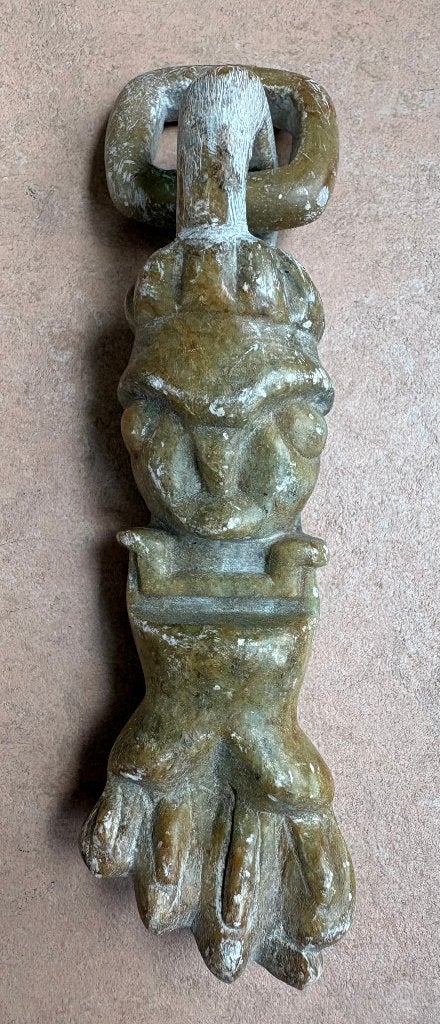 Stenen Figa amulet, Steen/keramiek, 13 cm, Overige typen, Ophalen of Verzenden