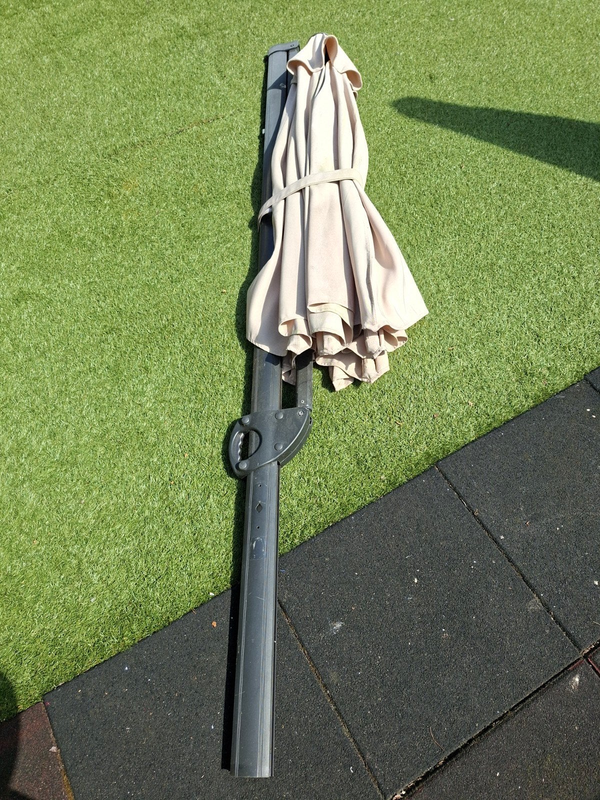 Parasol 3m diameter defect garden Impressions, Ophalen, Nieuw, Zweefparasol, Verstelbaar