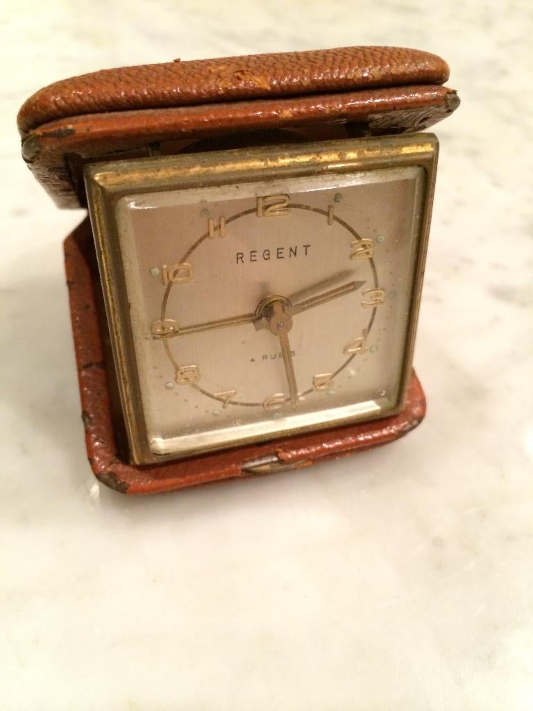 Regent 4 Rubis Vintage Reiswekker, Witgoed en Apparatuur, Wekkers, Ophalen