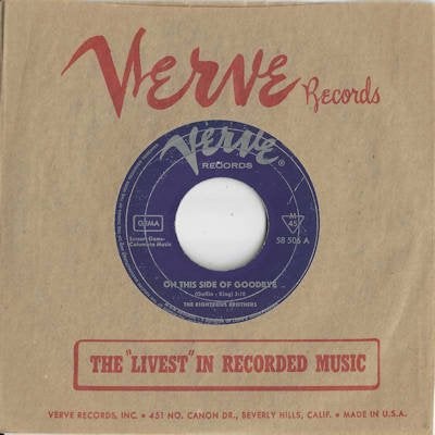 RIGHTEOUS BROTHERS  1966  SUPERMOOI !! R1281, Cd's en Dvd's, Ophalen of Verzenden, Gebruikt, 7 inch, Pop