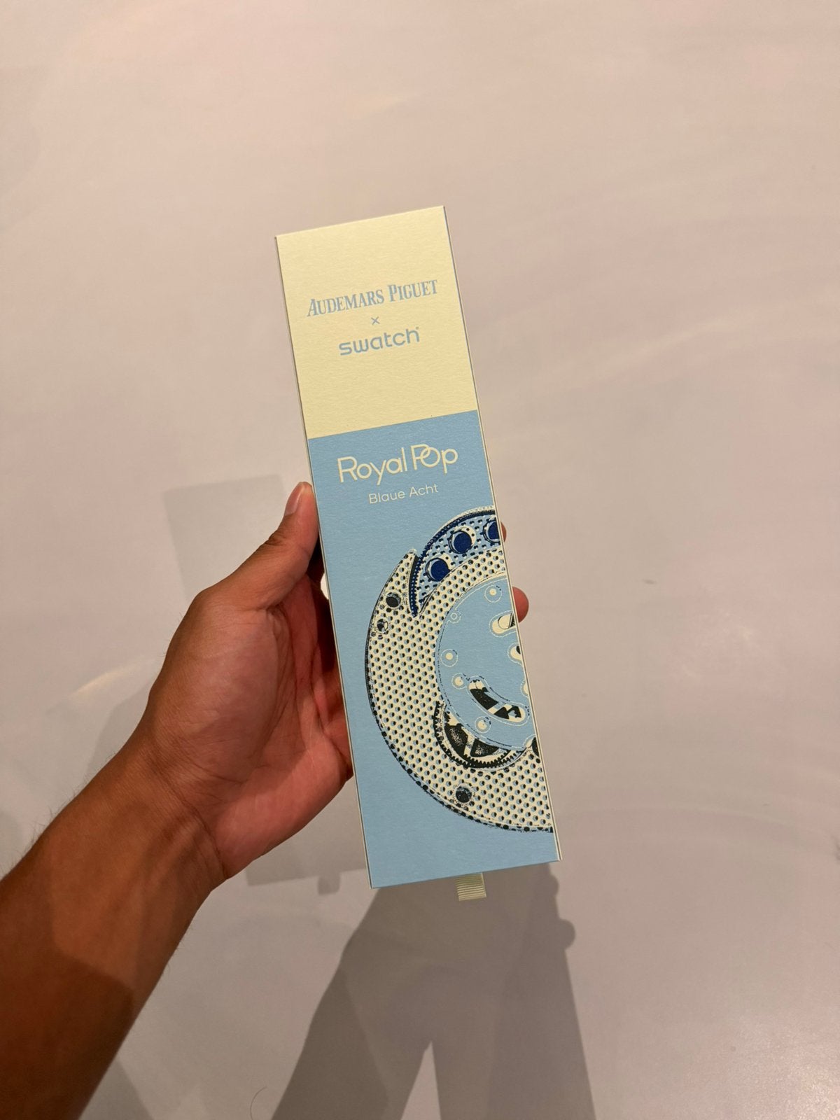 Swatch x AP Royal Pop Blaue Acht, Sieraden, Tassen en Uiterlijk, Horloges | Heren, Ophalen of Verzenden, Nieuw, Swatch