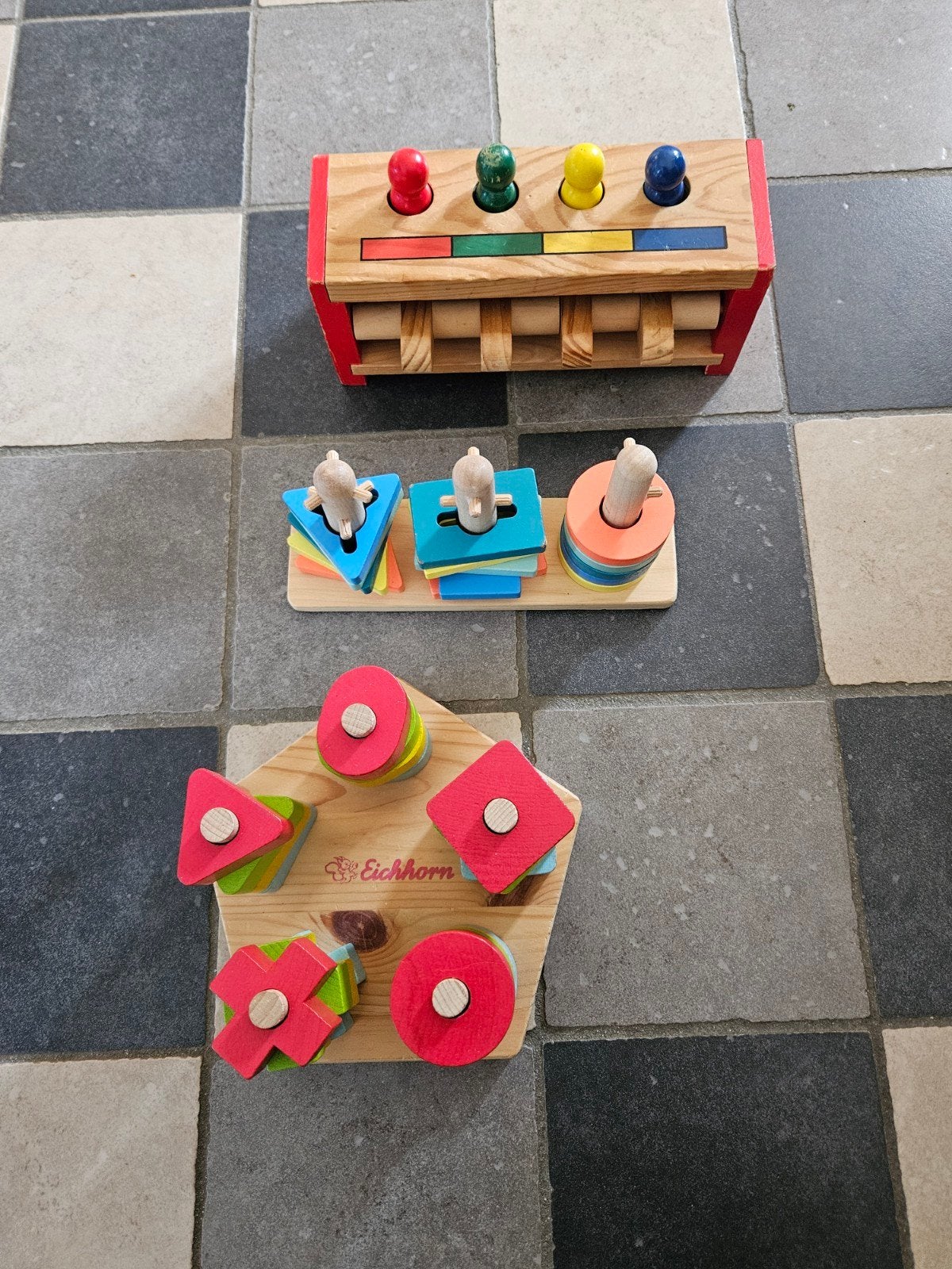 Houten speelgoed set, Ophalen of Verzenden, Gebruikt, Overige typen