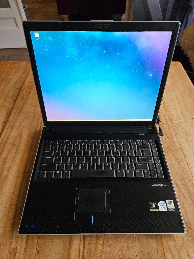 ASUS Lamborghini VX1 – Vintage IT collector's item – werkend, Computers en Software, Gebruikt, ASUS, Ophalen of Verzenden, Minder dan 4 GB