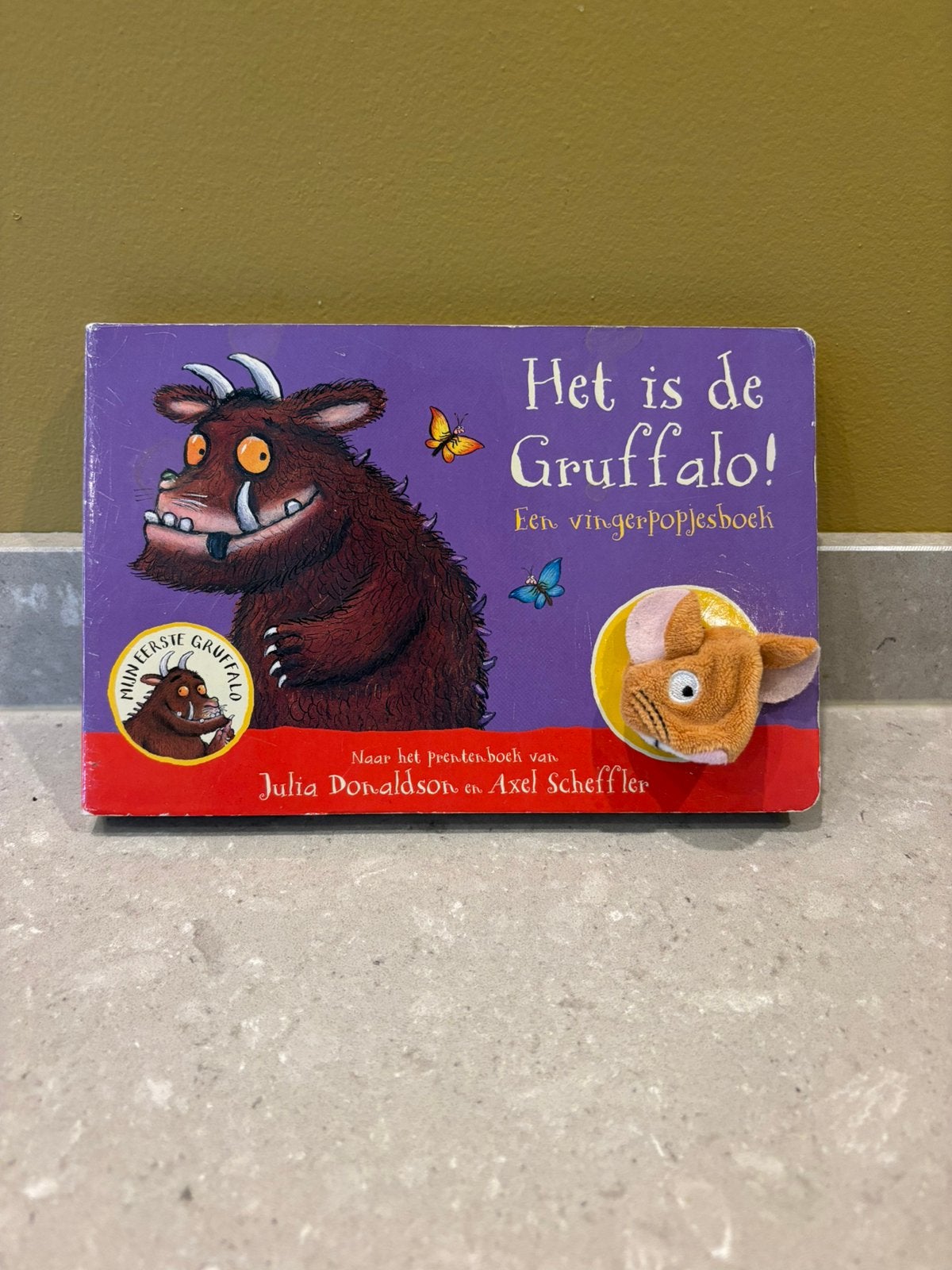 Julia Donaldson - Het is de Gruffalo!, 3 tot 4 jaar, Ophalen of Verzenden, Gelezen, Julia Donaldson