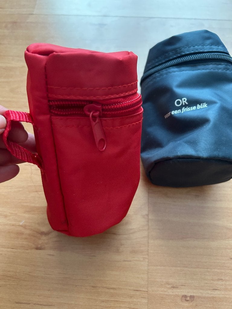 Blikjeshouder 2 stuks blauw en rood: Nieuw, Overige typen, Nieuw, Ophalen of Verzenden, Rood