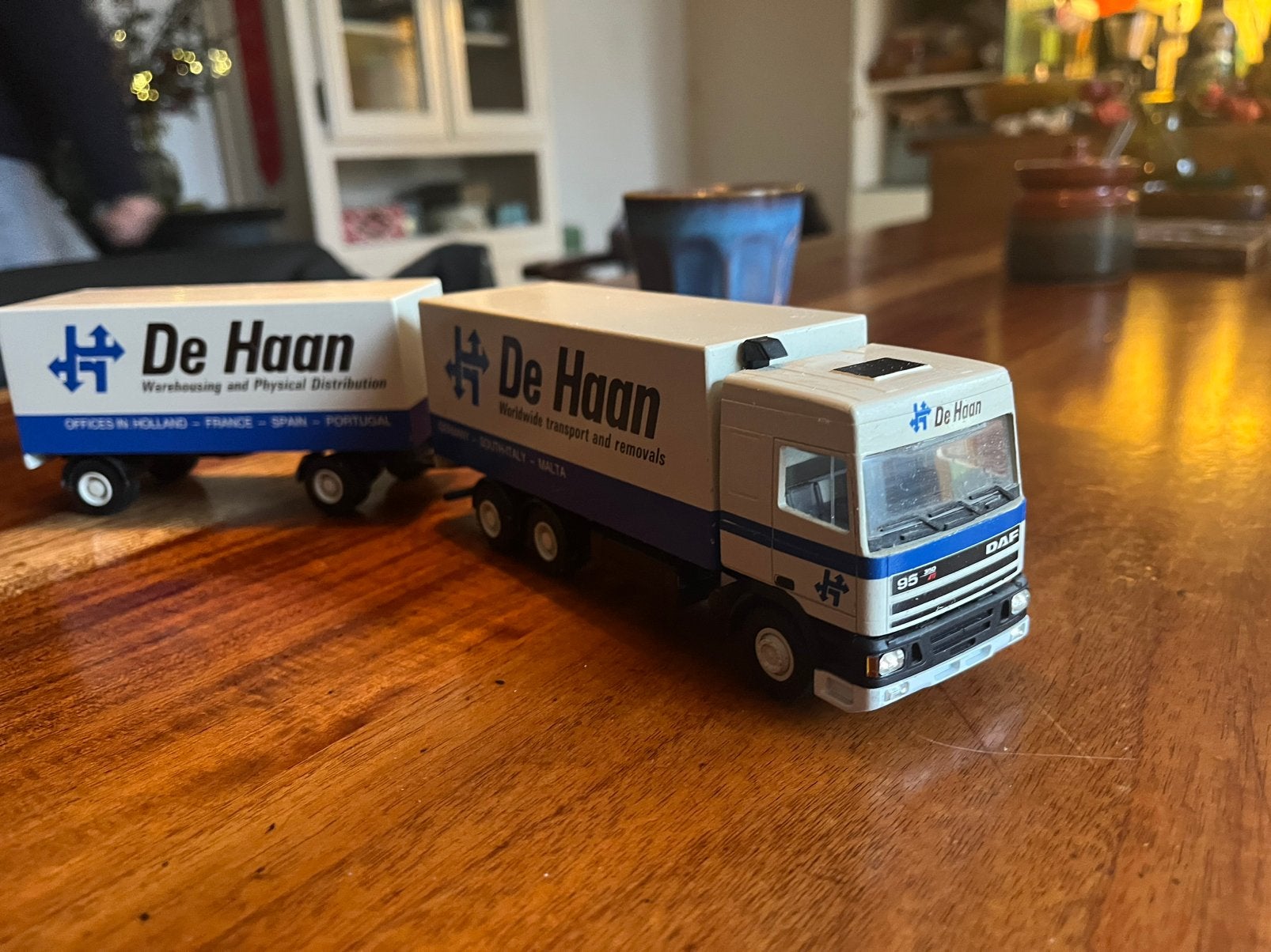 Daf lion car “de Haan” combi, Verzenden, Zo goed als nieuw, Bus of Vrachtwagen, Lion Toys