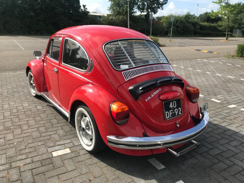 Volkswagen 1300 1.3 1974 Rood, Auto's, 4 cilinders, Origineel Nederlands, Handgeschakeld, 832 kg