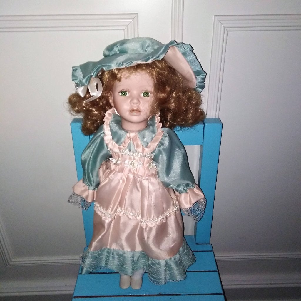6 Mooie porseleinen poppen - zie omschrijving en foto's, Ophalen, Gebruikt, Pop, Levensecht of Reborn