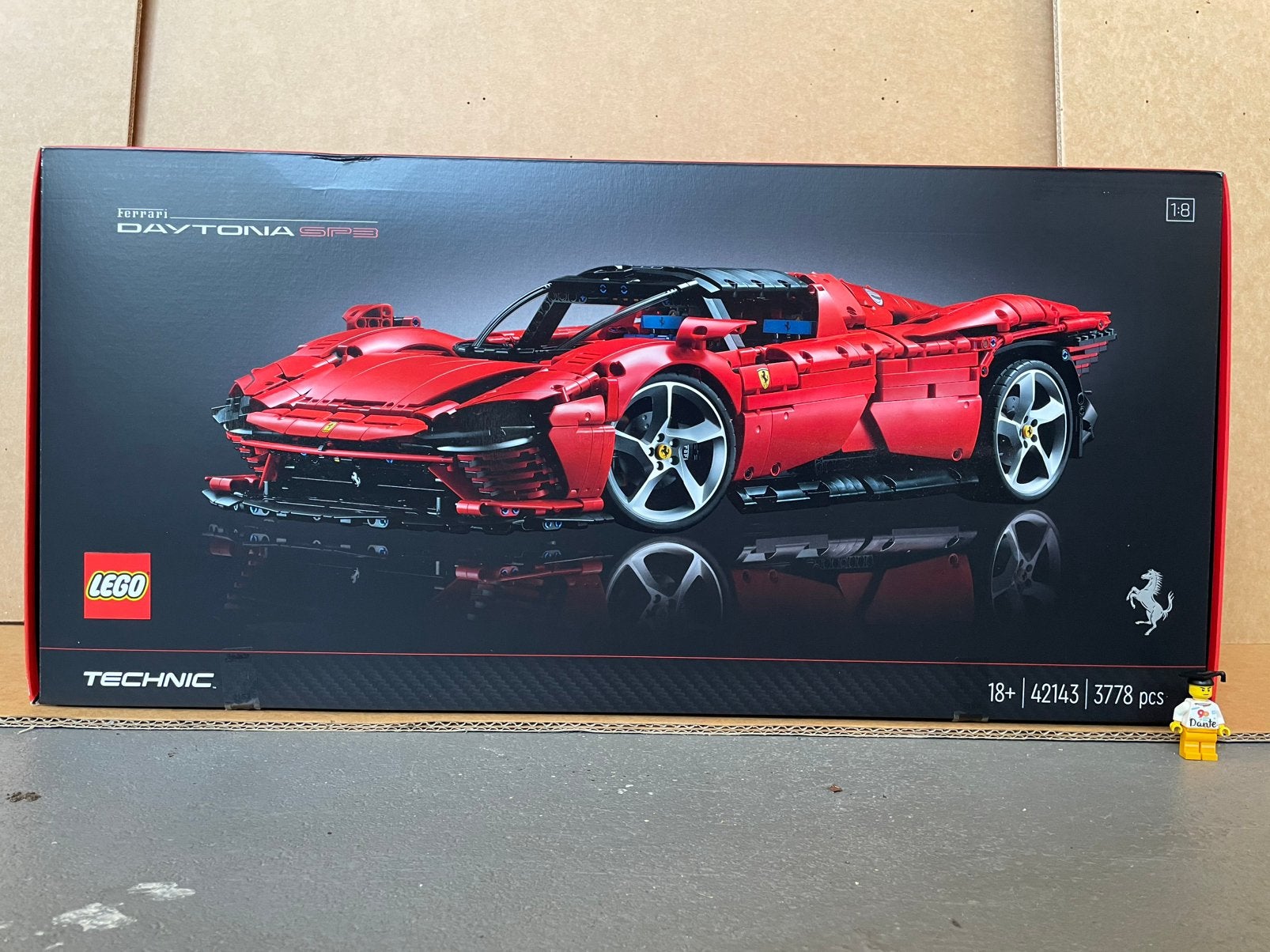 Lego set 42143 Technic Ferrari Daytona Sp3, Lego, Nieuw, Ophalen of Verzenden, Technic