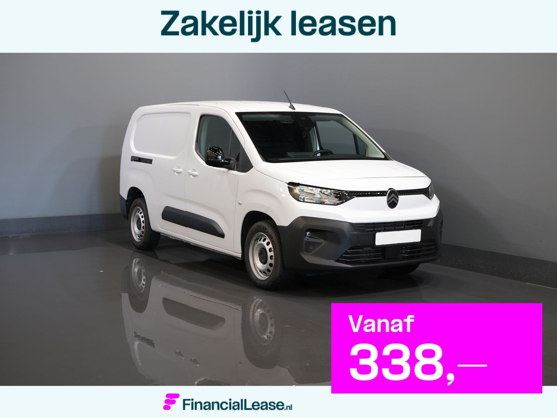 Citroën Berlingo 1.5 HDi 100 pk L2 Carplay/ Stoelverw/ 3Per, Voorwielaandrijving, Gebruikt, Citroën, Wit