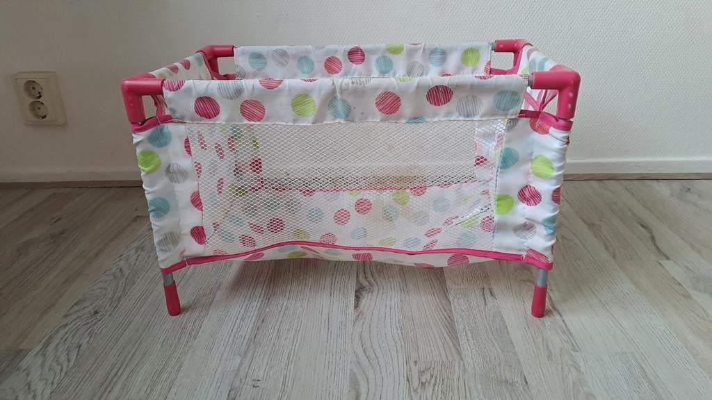 Poppen ledikantje Lissi - 50x28x30cm, Ophalen of Verzenden, Gebruikt, Overige typen